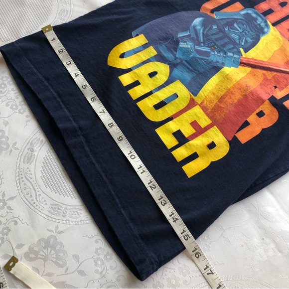 Lego Star Wars Boys Size M Blue T-Shirt Vader Graphic Design Short Sleeves Top - Picture 7 of 12